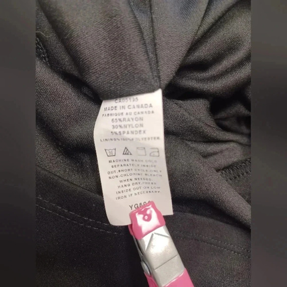 Picadilly NWT Black Lined Mini Skirt Size  Medium - Picture 9 of 9